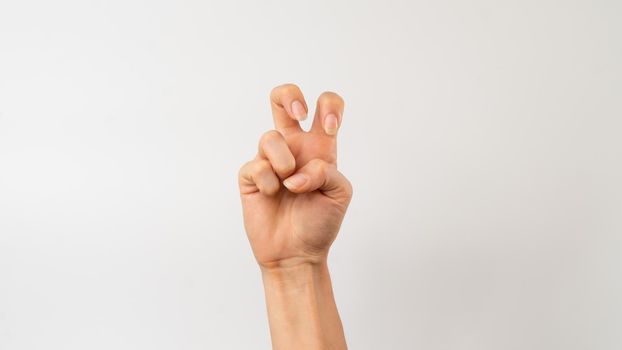 sign language of the deaf and dumb, phrase - quote. High quality photo