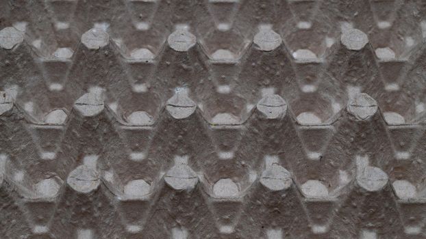 lattice mesh structure cardboard egg grate grey background removable pattern