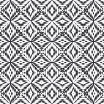 Medallion seamless pattern. Black symmetrical kaleidoscope background. Watercolor medallion seamless tile. Textile ready overwhelming print, swimwear fabric, wallpaper, wrapping.