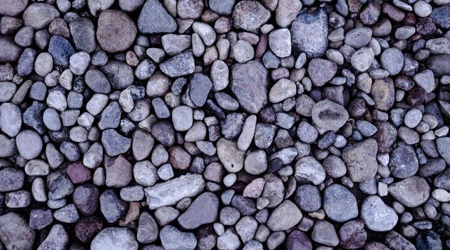 Pebbles lying on the beach