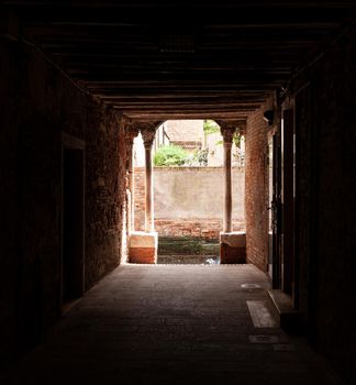 Sotoportego or sottoportego is one of the characteristic elements of urban planning in the city of Venice. It is a passageway that goes underneath a building