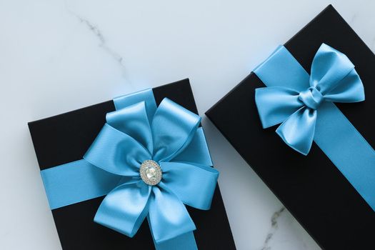 Romantic celebration, lifestyle and birthday present concept - Luxury holiday gifts on marble