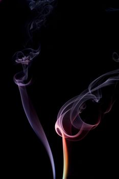 beautiful abstract purple and pink smoke patterns