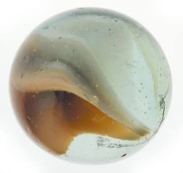 Glass Marble isolated or cut out on a white background