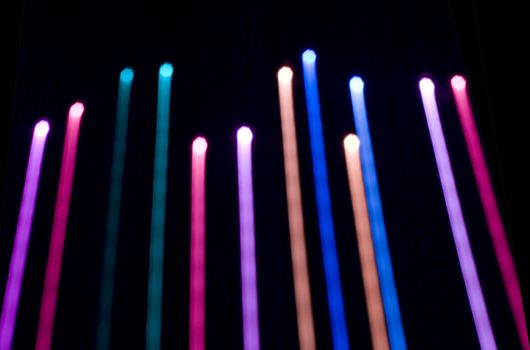 magenta purple and pink colourled lines of light