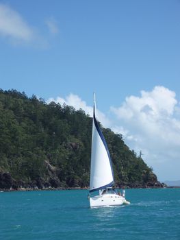 a beautiful days sailing on the water