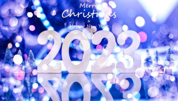 Christmas or New years eve; holiday background , Winter xmas holiday theme. Christmas tree on green background. Merry Christmas and Happy Holidays greeting card, frame, banner.