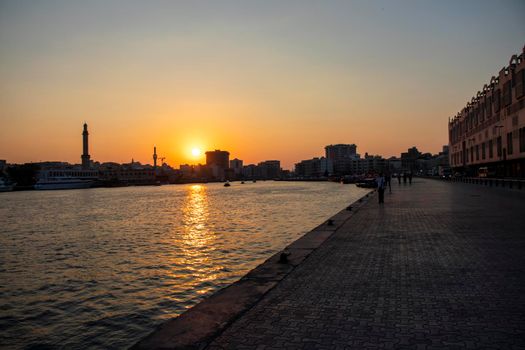 Old part of Dubai city. UAE.