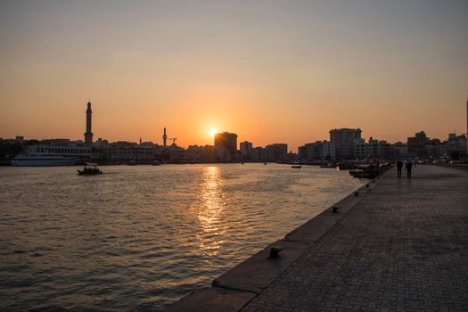 Old part of Dubai city. UAE.