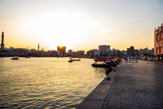 Old part of Dubai city. UAE.