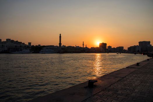 Old part of Dubai city. UAE.