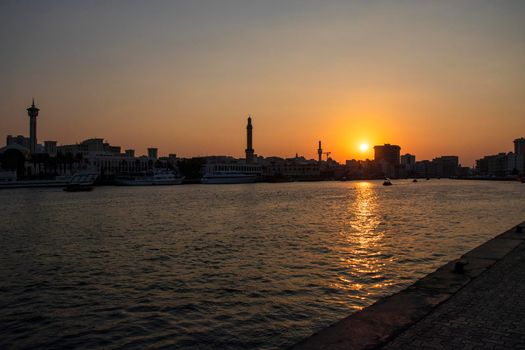 Old part of Dubai city. UAE.