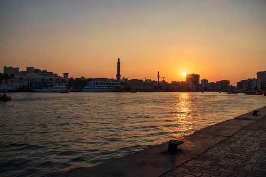 Old part of Dubai city. UAE.