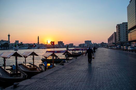 Old part of Dubai city. UAE.