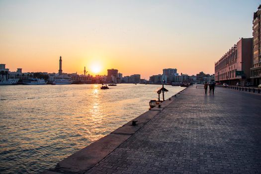 Old part of Dubai city. UAE.