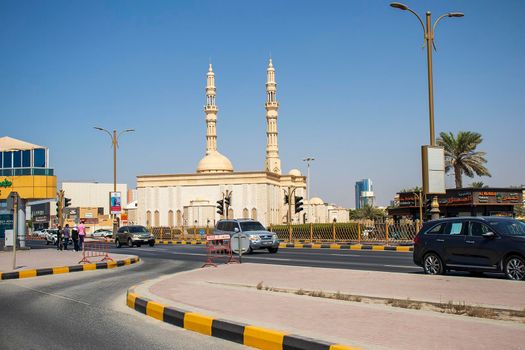 Corniche road in Ajman emirate. UAE. Outdoors