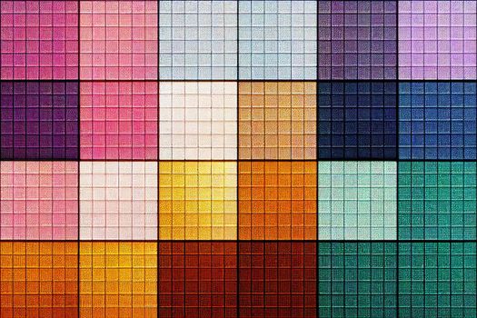Tiny squares different color pattern background. Colorful wallpaper