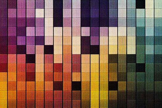 Tiny squares different color pattern background. Colorful wallpaper