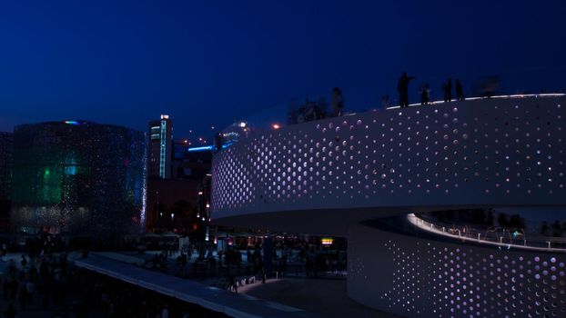 Exterior of the Denmark Pavilion at the EXPO 2010 Shanghai, China.