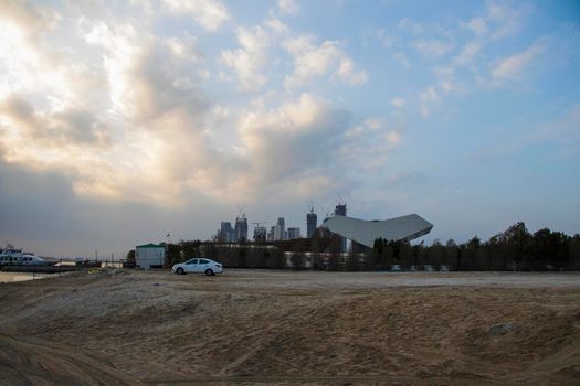 View of a Sheikh Muhammad bin Rashid library in Dubai. UAE.