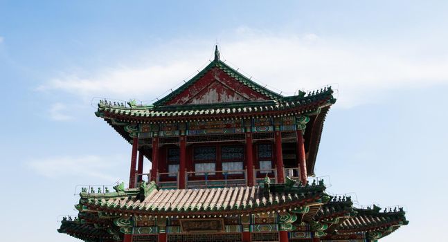 Temple in Summer Palace in Beijing, China.