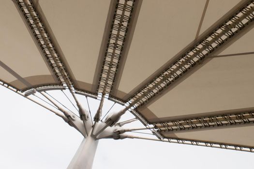 Exterior of the Expo Axis at the EXPO 2010 Shanghai, China.