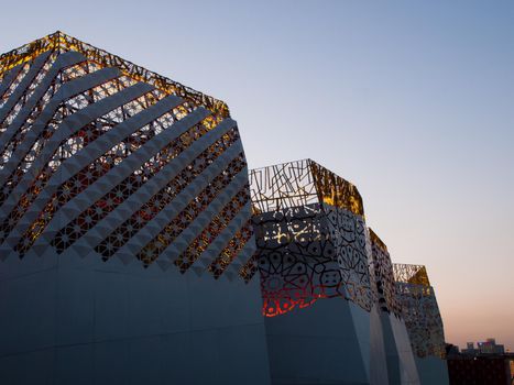 Exterior of the Russia Pavilion at the EXPO 2010 Shanghai, China.