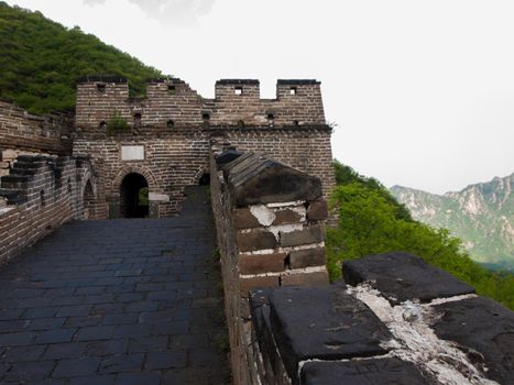 The Great Wall of China at the Mutianyu section near Beijing.