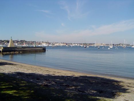 a small harbour and coastal community