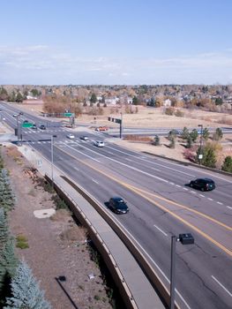 Road in suburb.