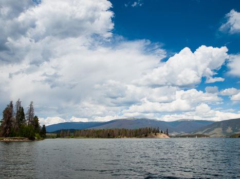 Lake Dillon in the summer.