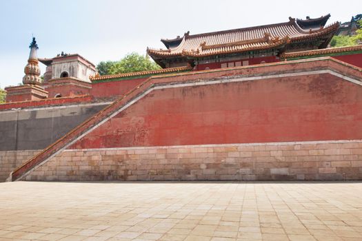 Wall of Summer Palace in Beijing, China