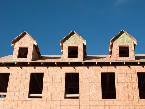 Construction site of the new house.