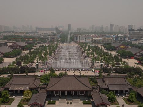 Temple in Xian, China.