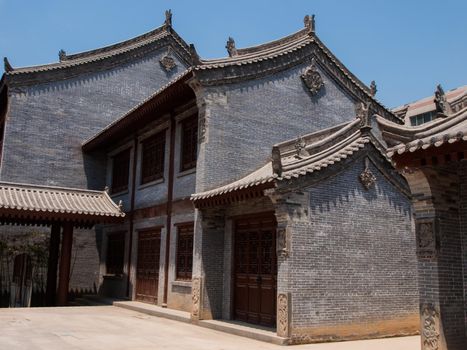 Traditional chinese courtyard residences in Xian, China.