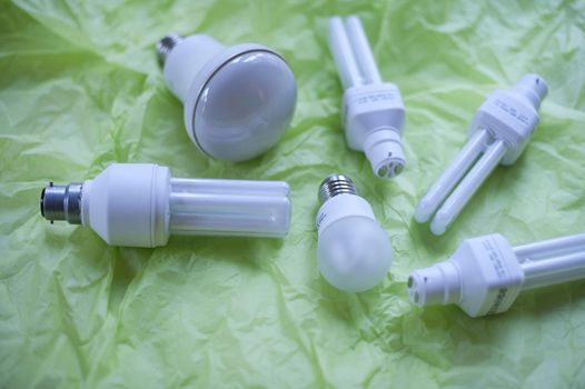 various types of energy efficient low energy lighting