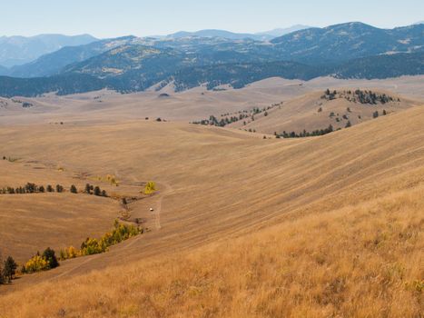 Autumn landscape in Colorado.