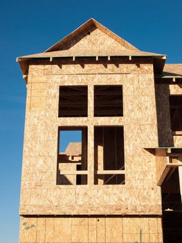 Construction site of the new house.