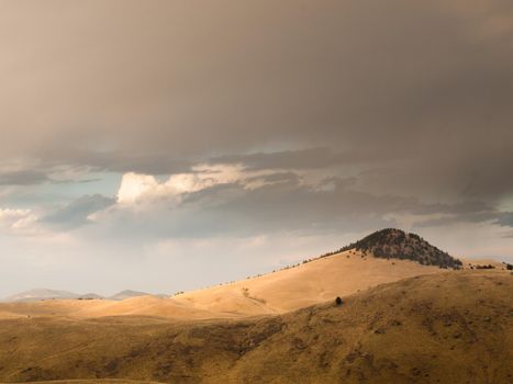 Prairie storm in Colorado.