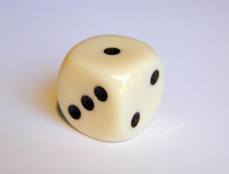 an unlucky dice, low score of 1