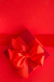 Romantic celebration, lifestyle and birthday present concept - Luxury holiday gifts on red