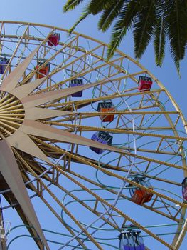 a theme park 'big wheel' ride - not model released