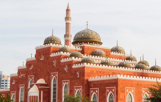 Dubai, UAE - Shot of Al Salam mosque in Al Barsha area.