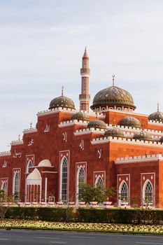 Dubai, UAE - Shot of Al Salam mosque in Al Barsha area.