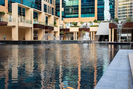 Bay Square area in Business Bay district in Dubai, UAE. Outdoors