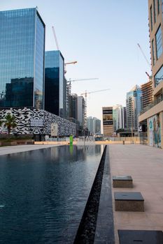 Bay Square area in Business Bay district in Dubai, UAE. Outdoors