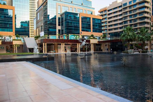 Bay Square area in Business Bay district in Dubai, UAE. Outdoors