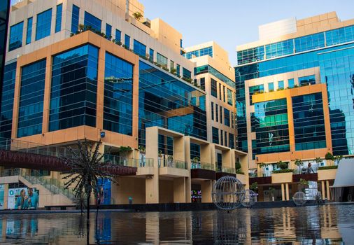 Bay Square area in Business Bay district in Dubai, UAE. Outdoors