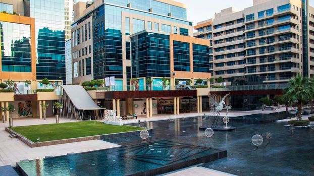 Bay Square area in Business Bay district in Dubai, UAE. Outdoors