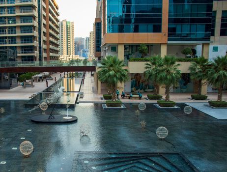 Bay Square area in Business Bay district in Dubai, UAE. Outdoors